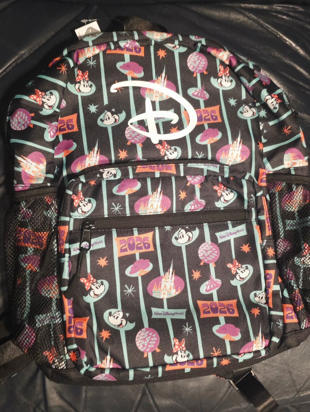 Disney Parks WDW 2026 Mickey & Minnie Mouse Backpack Bag
